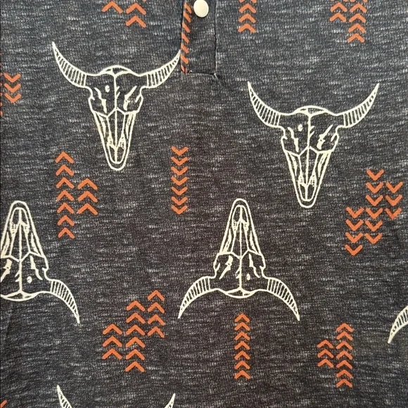 Western Romper with Arrow and Skull Design - Picture 3 of 5